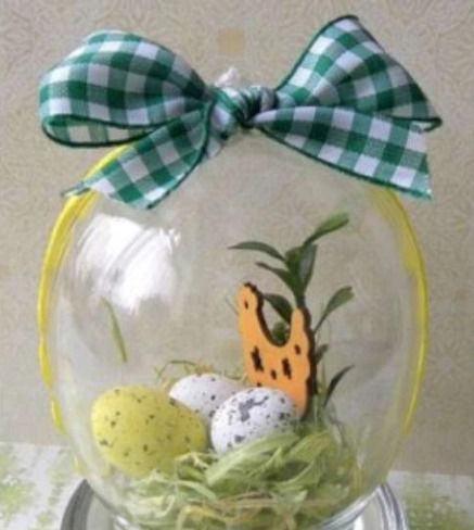 Acrylic Decorative Eggs Standing 9cm 5pcs