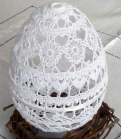 Acrylic Decorative Eggs Standing 9cm 5pcs