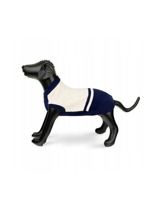 Sweater Dog Beige-navy Size 3xl 60