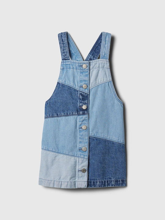 Kids Denim Dungaree Blue