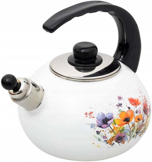 Non-electric Kettle From 2393 Enamel Maki 2.2 L