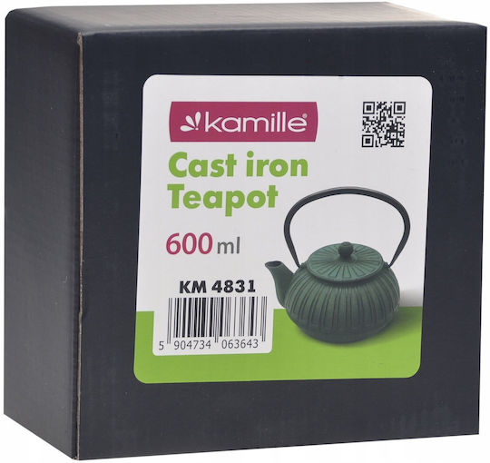 Yermos Cast Iron Kettle 4831 Green 0.6 L