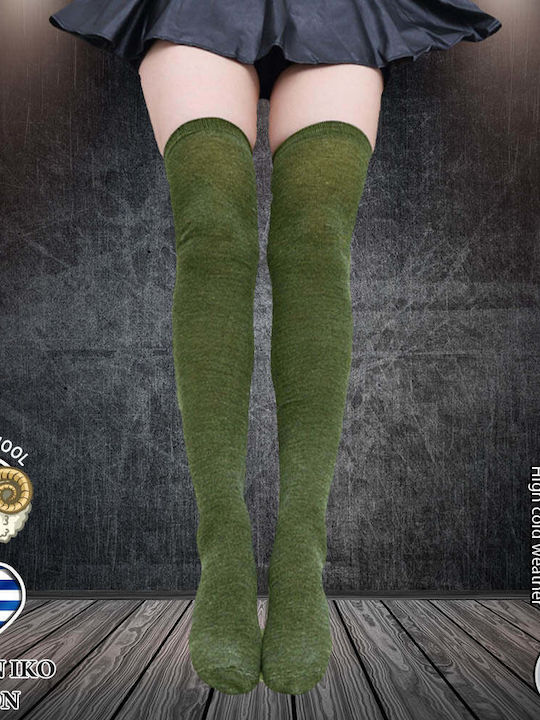 Dimi Socks Γυναικείες Κάλτσες Χακι
