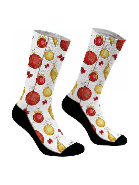 #doyoudaresocks Χριστουγεννιάτικες Κάλτσες Λευκές #doyoudaresocks Χριστουγεννιάτικες Κάλτσες Λευκές