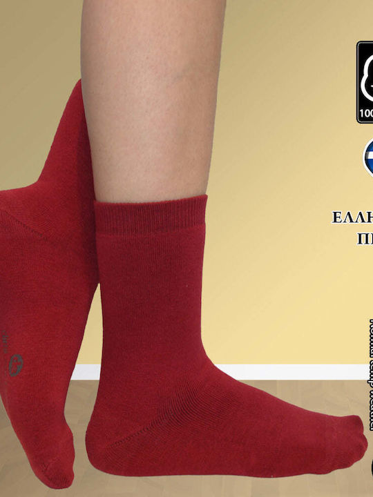 Dimi Socks Κάλτσες Μπορντο