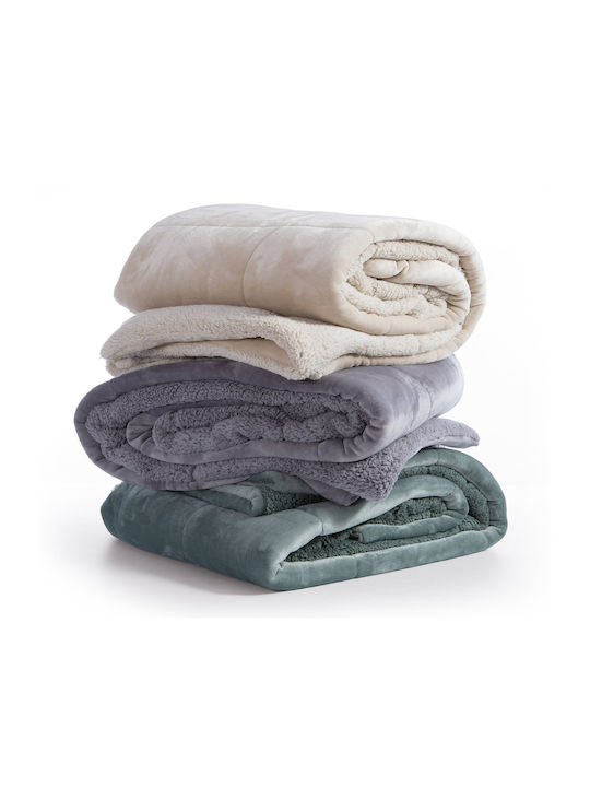 Nef-Nef Homeware Duvet Cover Queen 220x240cm Singular Gray 220 GSMGsm