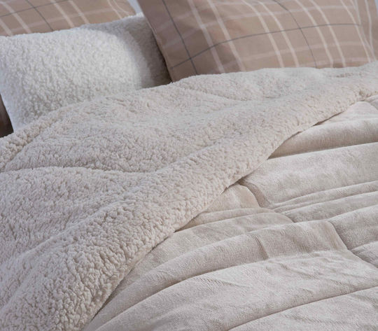 Nef-Nef Homeware Duvet Cover Queen 220x240cm Singular Gray 220 GSMGsm