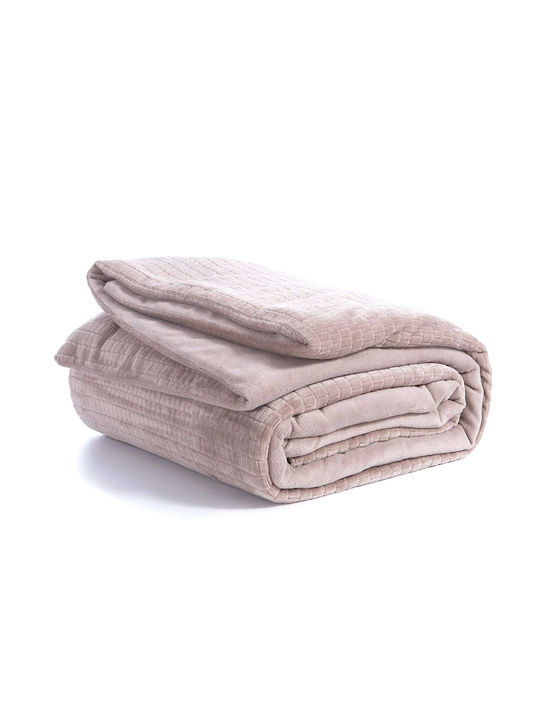 Nef-Nef Homeware Duvet Cover Queen 220x240cm Ezra Brown 240 GSMGsm