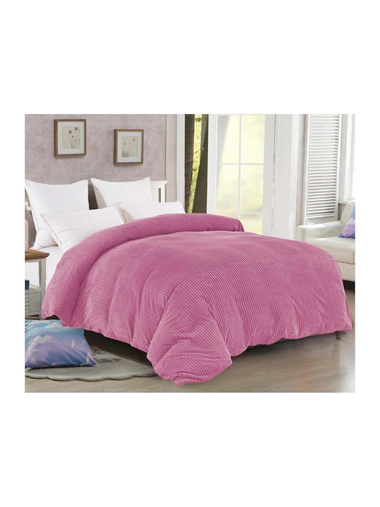 Linea Home Κουβερτοπάπλωμα Διπλό 210x230εκ. Dusty Pink