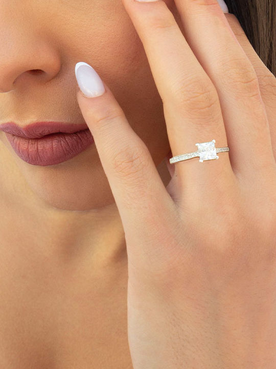 JT Single Stone from Silver