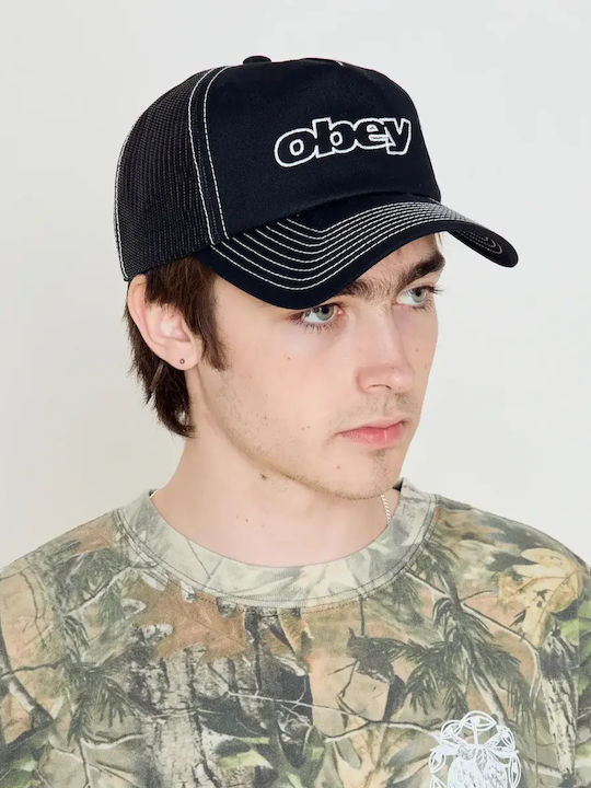 Obey Form Trucker Unisex Kappen Baumwolle Polyester True Rot 100500053-truered Obey Form Trucker Unisex Kappen Baumwolle Polyester True Rot 100500053-truered