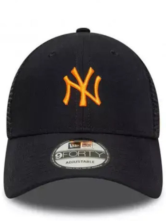 New Era New York Yankees Mlb Homefield Black 9forty Trucker Adjustable Cap 90856255