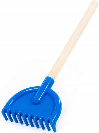 Greble De Plajă Eko Cu Mâner Din Lemn Mare 38 Cm