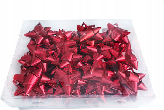8 Cm Red Adhesive Rosettes 36 Pcs 1 Pack