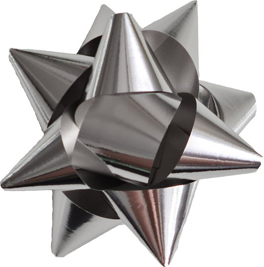11 Cm Silver Adhesive Rosettes 15 Pcs 1 Pack