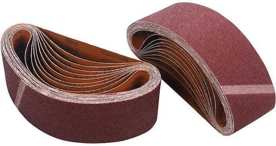 Kraft & Dele Bandă de Șlefuire K100 75x537mm Set 10 Bucăți