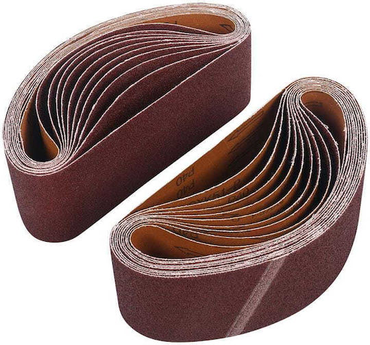 Kraft & Dele Bandă de Șlefuire K100 75x537mm Set 10 Bucăți
