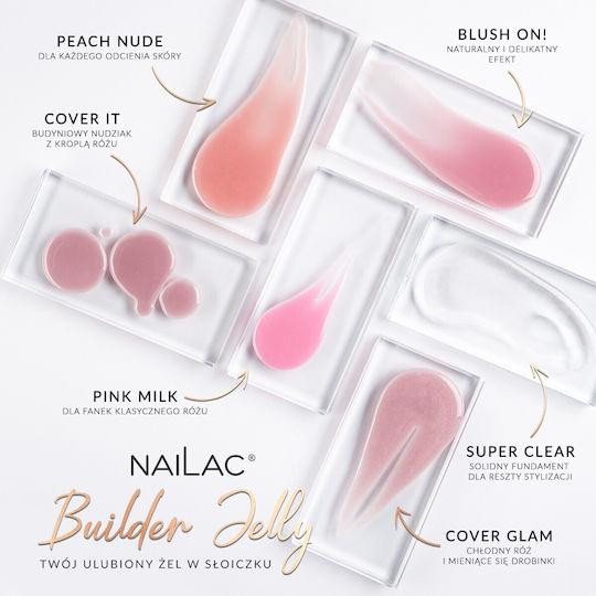 NaiLac Gel Νυχιών Builder Jelly Cover It 15gr