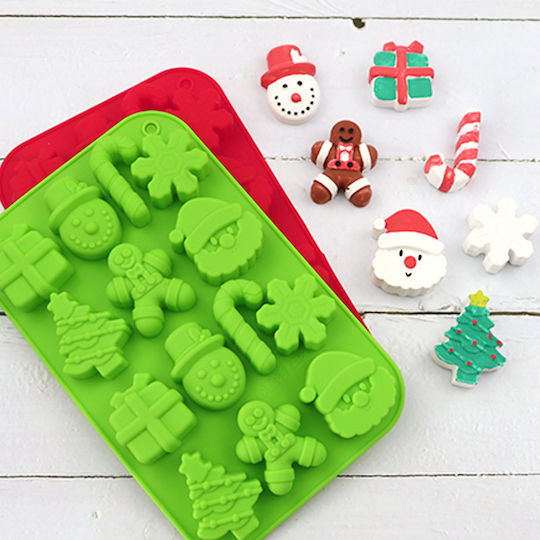 Silicone Mold Candles Christmas Various Patterns