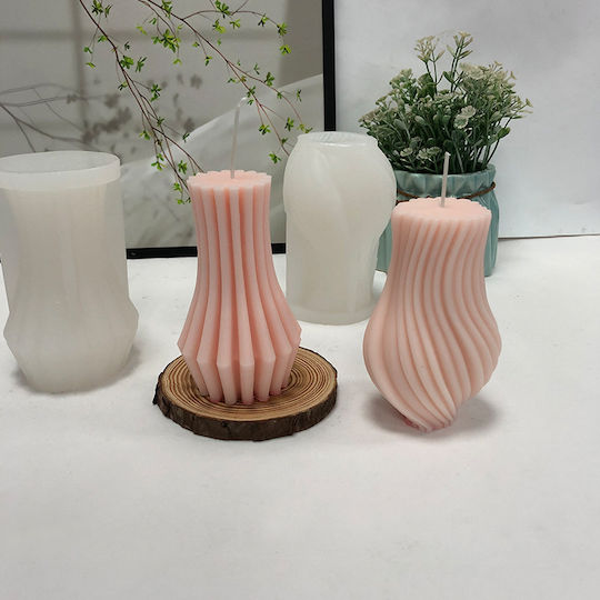 Silicone Mold Pillar Column Candles 123x76 Mm