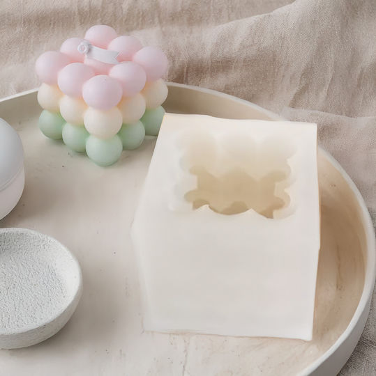 Silicone Mold Candles Bubble Cube Block