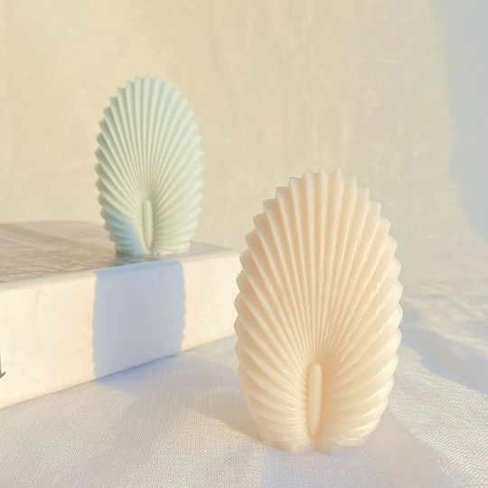 Silicone Mold Candles Peacock Feather 95x63x45 Mm