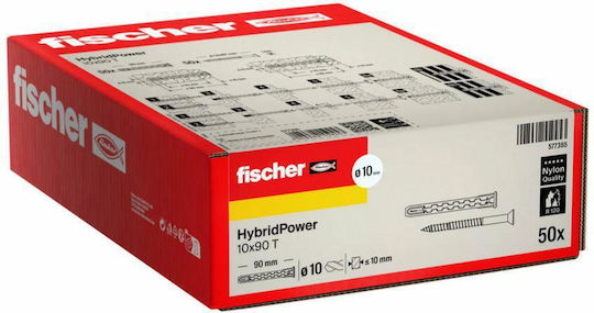 Fischer Hybridpower Anchor 10x90 50pcs Torx Fire-resistant