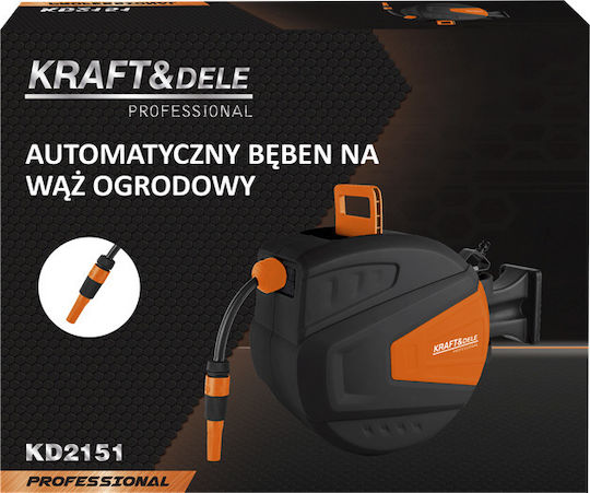 Retractable Garden Hose 15m+1.5m 1/2" Kd2151