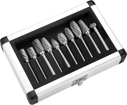 6mm Metal Rotary Burrs Files 10pcs Kd3580