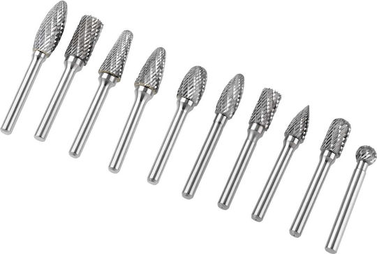 6mm Metal Rotary Burrs Files 10pcs Kd3580