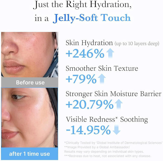 Medicube Hyaluronic Ceramide Jelly Moisturizing Face Cream with Hyaluronic Acid & Niacinamide 50ml