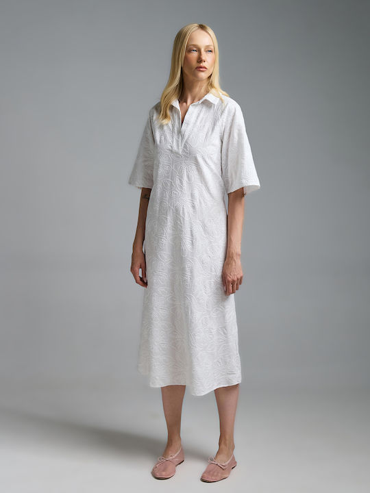 Summer Midi Dress White