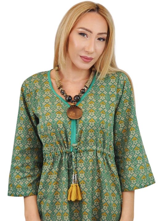 Summer Maxi Dress Green