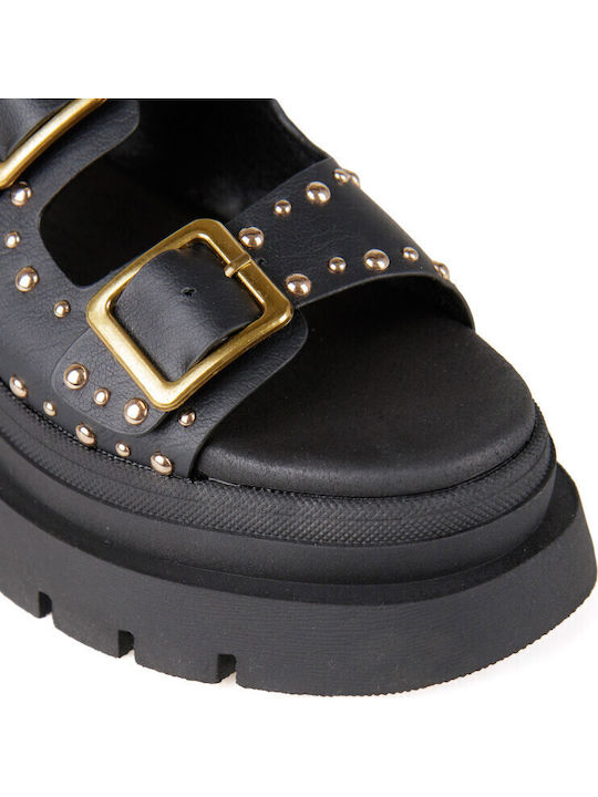 Дамски Сандали Flatforms Черни
