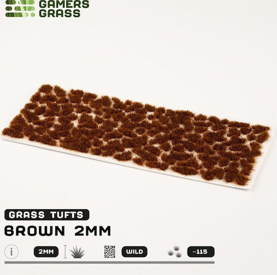 Gamers Grass Gamers Grass Χλοοτάπητες 2 Mm Καφέ Τούφες Άγριες