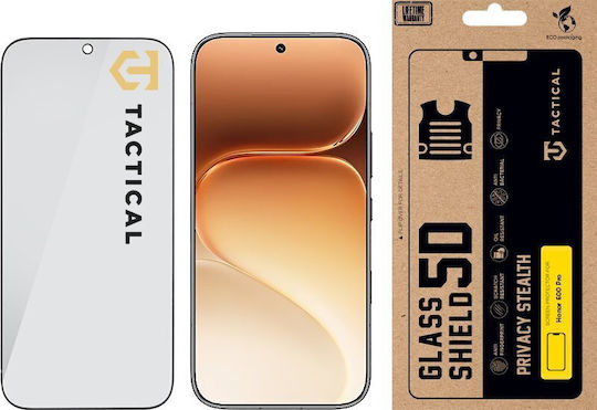 Tactical Glass Shield Privacy Stealth 5D Honor 600 Pro Negru 57983130522