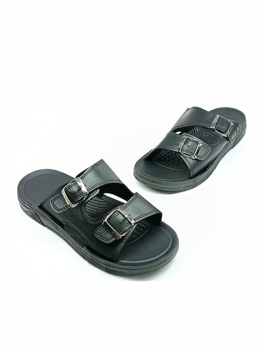 Herrensandalen in Schwarz Farbe