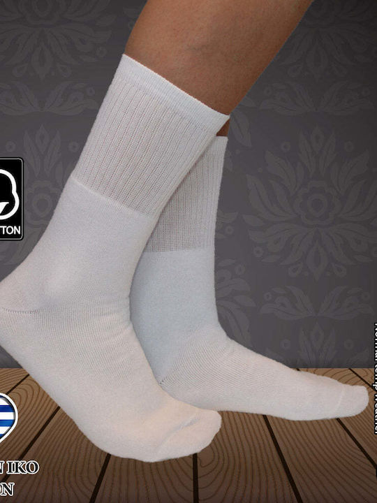 Dimi Socks Basketball Sports Socks White 1 Pair