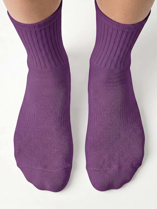 Dimi Socks Μπασκετικές Κάλτσες Μωβ