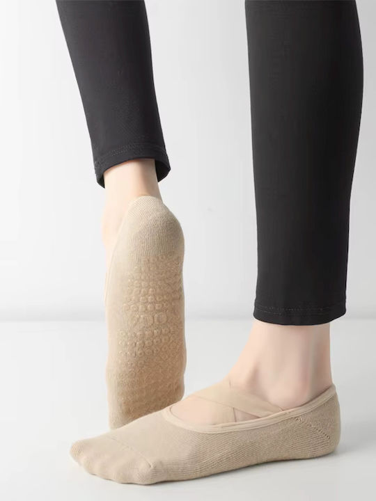 Dimi Socks Socks For Yoga/Pilates Beige 1 Pair