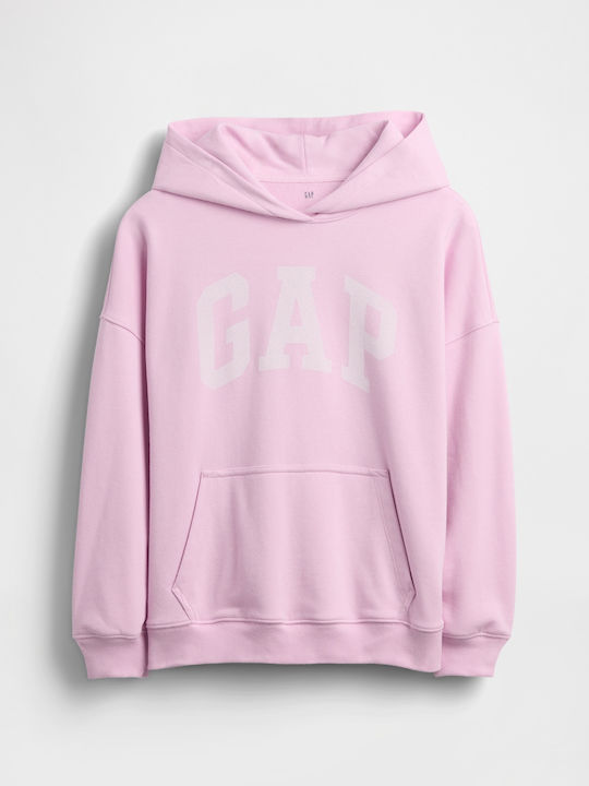 Kids Hoodie With Pockets Vintagesoft Rose Mist