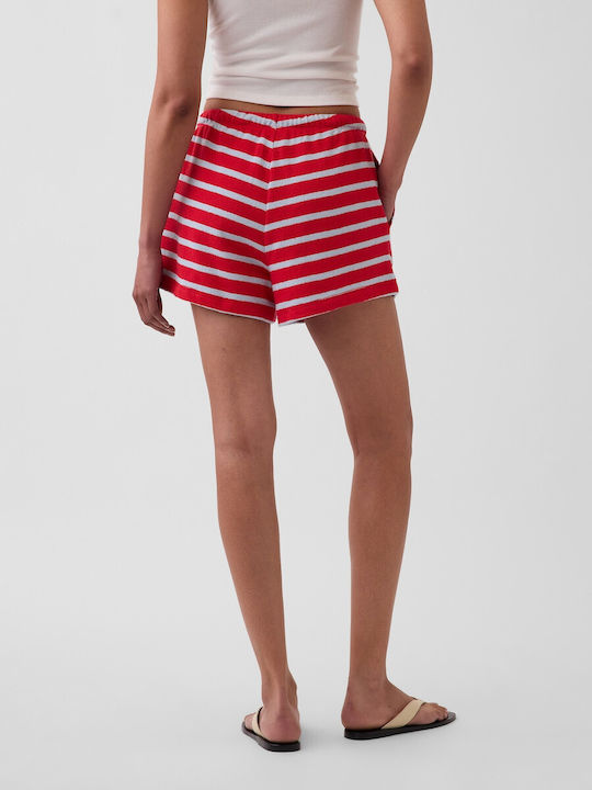 Γυναικείο Πετσετέ Σορτς Pure Red Stripe