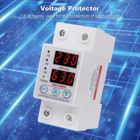 Sinotimer Instrument de Măsură pentru Panou Electric Digital pe Șină Monofazat