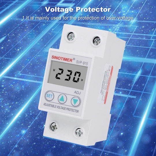 Sinotimer Instrument de Măsură pentru Panou Electric Digital pe Șină Monofazat