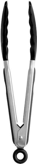 SteweHome Set of 12 Pieces Black Stainless Steel Serving Utensils