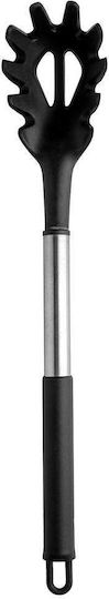 SteweHome Set of 12 Pieces Black Stainless Steel Serving Utensils
