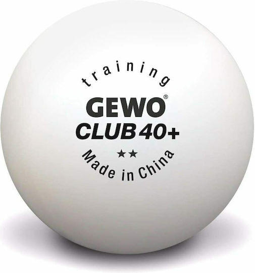 Μπαλάκια Ping Pong Gewo Ball Training Club 40+** 72 Τμχ Πορτοκαλί