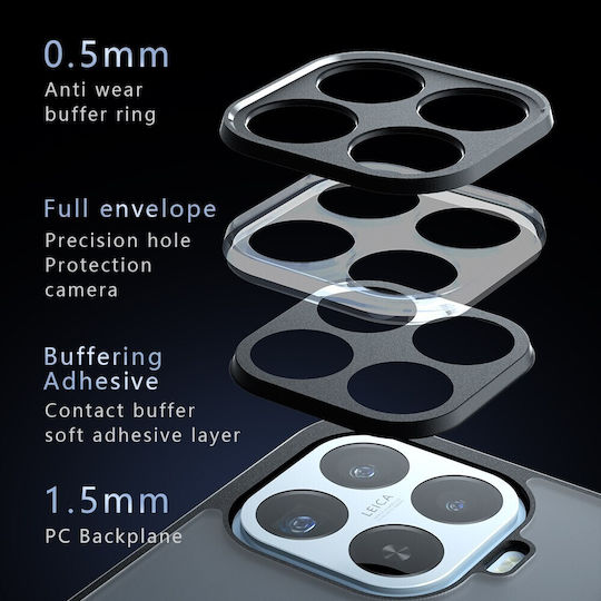 Matte Σκληρή Θήκη Transparent Black Xiaomi 17t Pro 5g