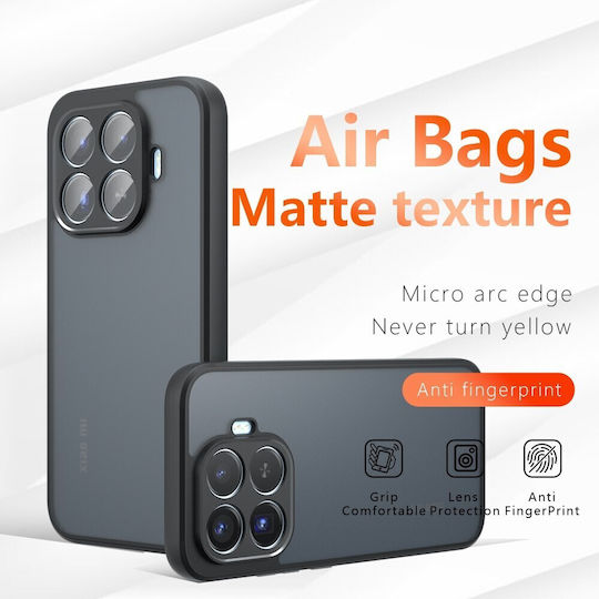 Matte Σκληρή Θήκη Transparent Black Xiaomi 17t Pro 5g