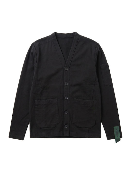 Ανδρική Ζακέτα Fleece Μαυρο
